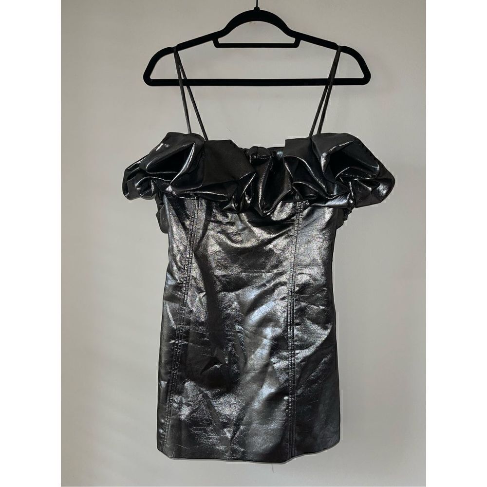 Zara Voluminous Short Dress Size Small - Picture 6 of 9